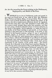 Higginbotham: Knatchbull's (Workhouse Test) Act