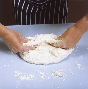 Kneading: KNEADING BREAD DOUGH