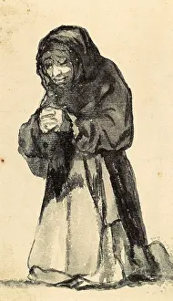 Ascribed: Kneeled Woman praying