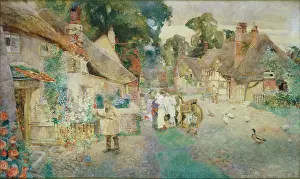 Woodlock: The Knifegrinder ' village scene