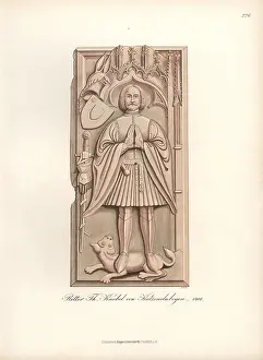 1401: Knight in battle armor from 1401 Thomas Knebel
