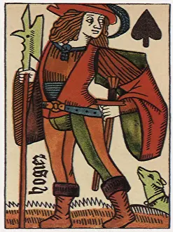 Halberd: Knight on Card