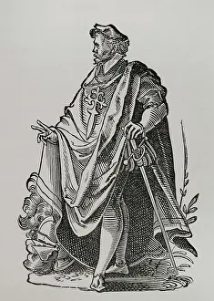 Chivalry: Knight of the Order of Santiago. Engraving