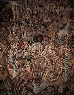 Frightening: Knight Tapestry