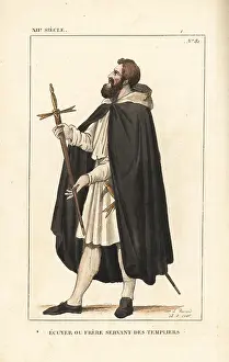 Mifliez: Knight Templar squire or servant brother, 12th century
