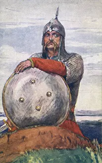 Vasnetsov: The Knight by Viktor Mikhailovich Vasnetsov