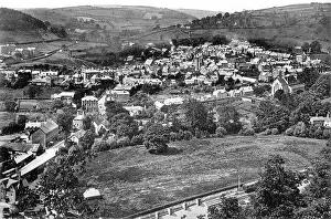 Knighton: Knighton from Kinsley Hill
