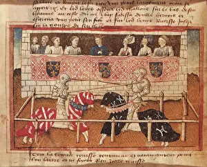1450: Two Knights Jousting 1450