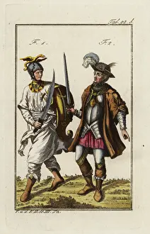 Christoph Weigel: Knights of Saint Catherine 1 and the Sword 2