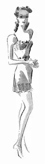 Cami: Knitted bedtime clothes, circa 1941