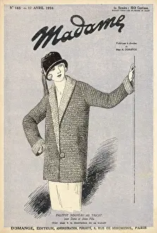 Raglan: KNITTED PALETOT 1924