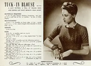 Forties Style: Knitting pattern 1944