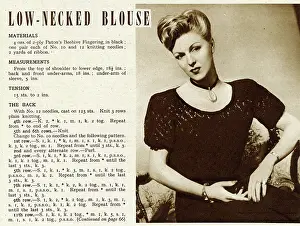Knits: Knitting pattern 1945