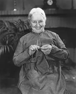 Cheerfulness: Knitting a sweater