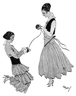 Knitters: Knitting women, WW1