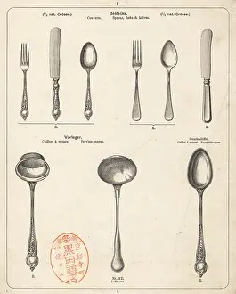 Wurttembergische: Knives, forks and spoons