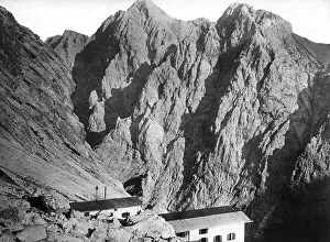 Kleine: Knorrhutte and Hochwanner, around 1890