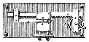 Knurling machine with straight knurling iron