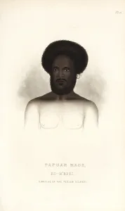 Papuan: Ko-m'beti, native of the Fiji Islands