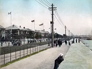 Bund: Kobe Bund, Japan, circa 1890
