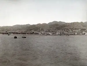 Sandbar: Kobe Bund, looking from across the sea