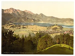 Kochel: Kochel on Kochelsee, Upper Bavaria, Germany