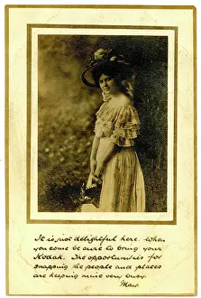 Folding: Kodak Folding Camera publicity postcard