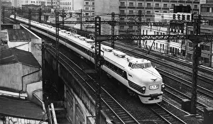 Catenary: Kodama (echo) express train, Japan, 1958