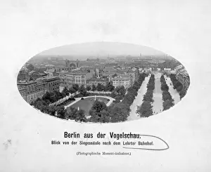 Spree: The Koenigsplatz and the Lehrter Station in Berlin, 1908