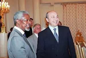 Annan: Kofi Annan and Igor Ivanov, 1999