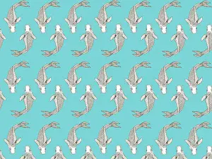 Tess Hines Designs: Koi Carp repeating pattern