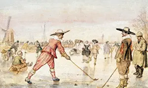 Kolf: Kolf Players on Frozen River, 1625
