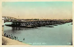 Hooghly: Kolkata, India - The Howrah Bridge No.1