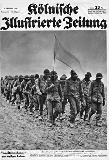 Kampfgruppe: Kolnischer Illustrierte Zeitung US POWs during Battle of the