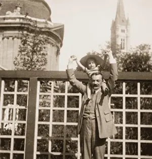 Koloman: Kolo Moser with his son