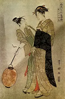 Courtesan: Komachi Visiting her Lover