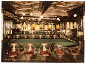 Konig: Konig Albert, dining room, second class, North German Lloyd