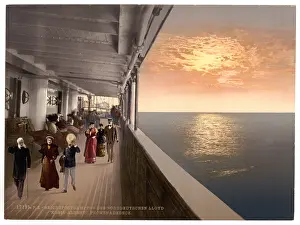 Konig: Konig Albert, Promenade Deck, North German Lloyd, Royal Mail