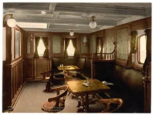 Konig: Konig Albert, smoking cabin, second class, North German Lloy