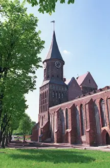 Kaliningrad: Konigsberg Cathedral in Kaliningrad, 1997