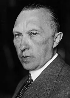 Koeln: Konrad Adenauer, Mayor of Cologne, Germany