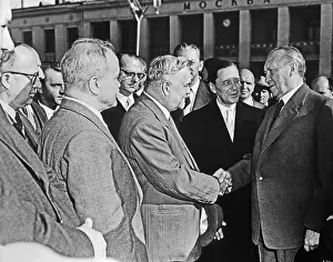 Konrad: Konrad Adenauer's send-off, 1955