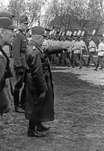 Hierl: Konstantin Hierl is visiting Labour Service squads in th