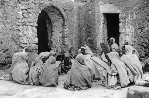 Believers: Koranic school in Kassabat in Libya, 1930