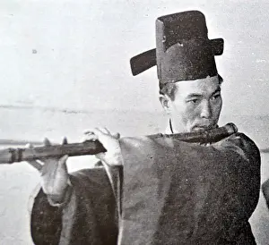 Bamboo: A Korean bamboo flute: the Daegeum