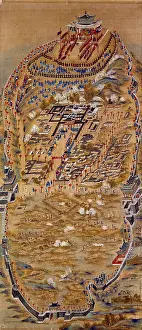 1762: Korean painting from Joseon: Eight-day procession