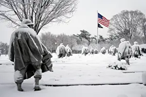 Lcgr1408: Korean War Veterans Memorial, Washington, D.C. The