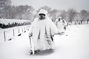 Lcgr1408: Korean War Veterans Memorial, Washington, D.C. The