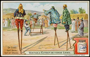 Stilts: KOREN WOMEN ON STILTS