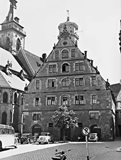 Granary: The Kornhaus (granary) in Stuttgart, 1939